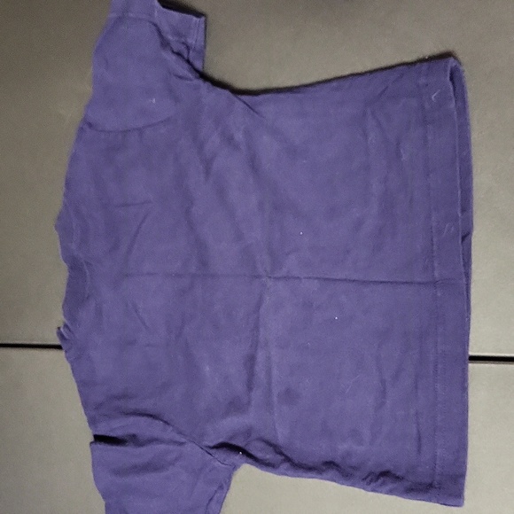 Vintage Peek-A-Babe 2 Piece Navy Blue Beach Theme Shorts Set - Picture 3 of 7